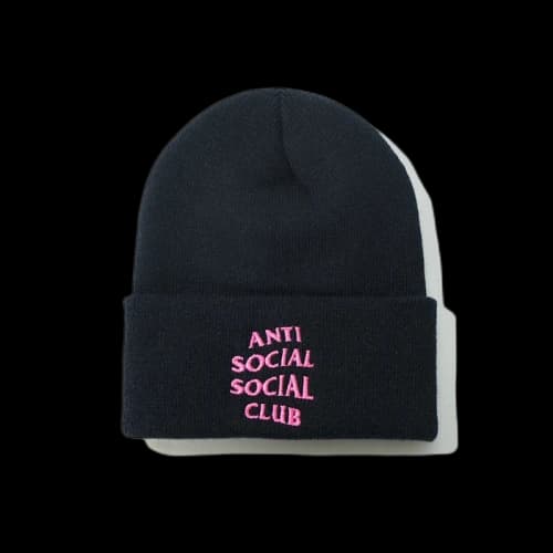 Anti Social Social Club Mr. Bean Knit Cap (FW19) Black