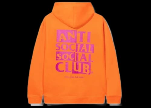 Anti Social Social Club Muted Hoodie Orange