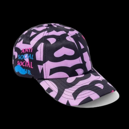 Anti Social Social Club Negative Space Cap Pink