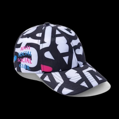 Anti Social Social Club Negative Space Cap White