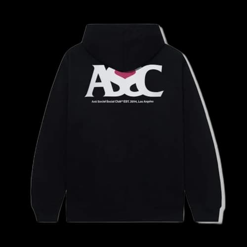 Anti Social Social Club Negative Space Hoodie Black