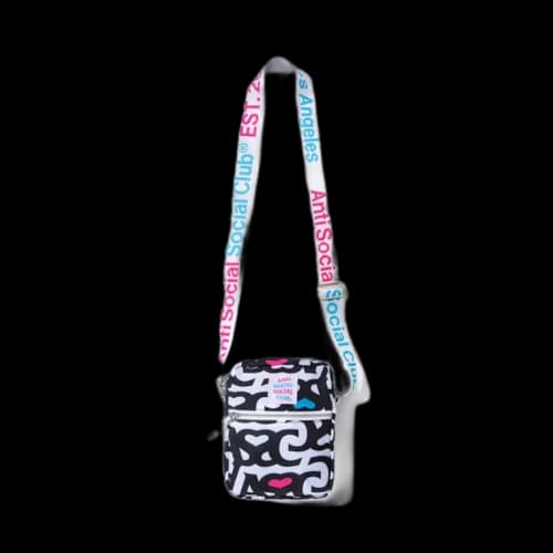 Anti Social Social Club Negative Space Side Bag White