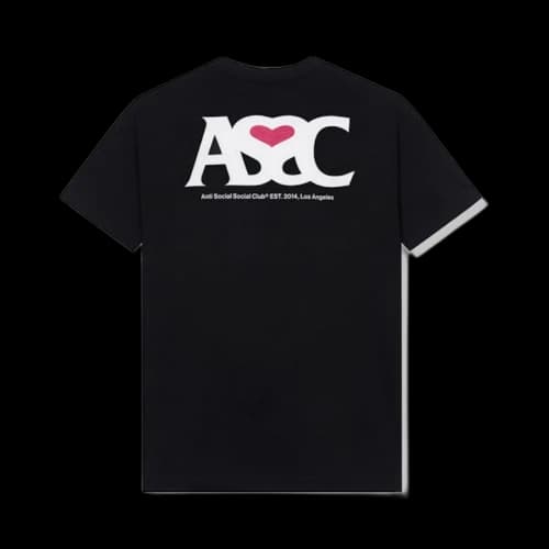 Anti Social Social Club Negative Space T-shirt Black