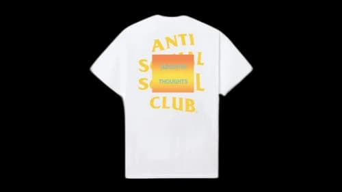 Anti Social Social Club Negative Thoughts Tee White