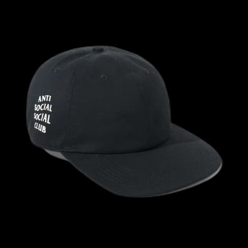 Anti Social Social Club Nicotine Cap (FW19) Black