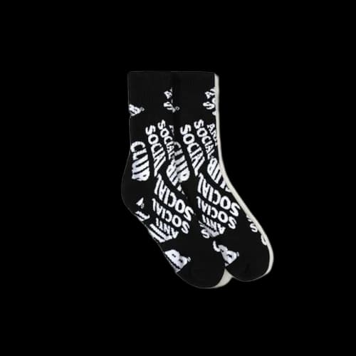 Anti Social Social Club No Drama Socks Black