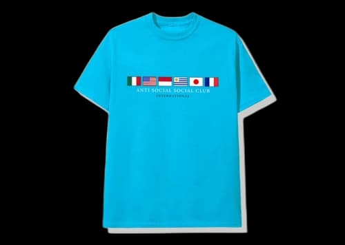 Anti Social Social Club Oceans Tee Blue