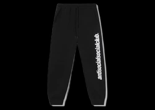 Anti Social Social Club Official Sweatpants Black