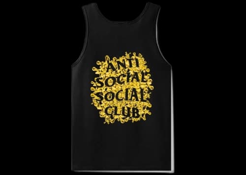 Anti Social Social Club Our Experiment Tank Top Black