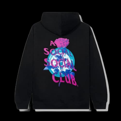 Anti Social Social Club Out Of Time Hoodie Black
