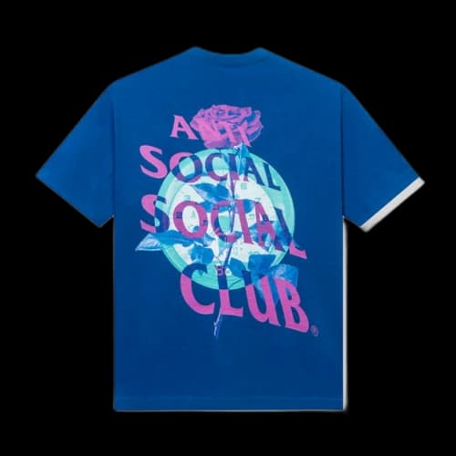 Anti Social Social Club Out Of Time T-shirt Blue