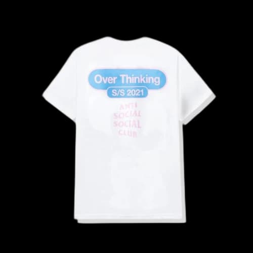 Anti Social Social Club Over Thinking 21 Tee White