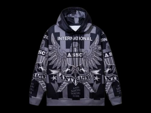 Anti Social Social Club Overanxious Hoodie Black