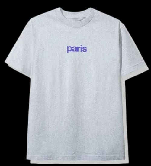 Anti Social Social Club Paris Tee (FW19) Grey