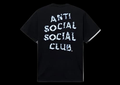 Anti Social Social Club Partly Cloudy Tee Black