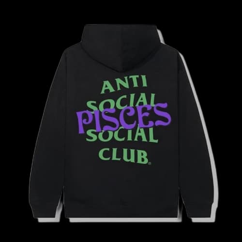 Anti Social Social Club Pisces Hoodie Black