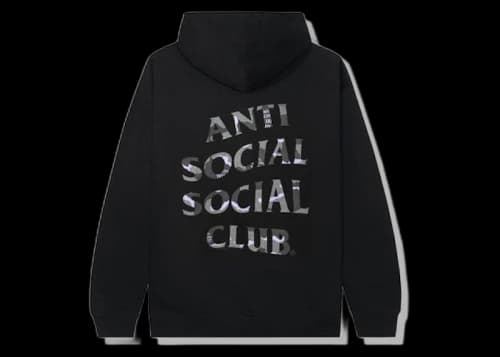 Anti Social Social Club Plain Sight Hoodie Black