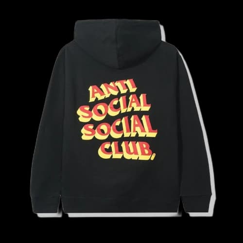 Anti Social Social Club Popcorn Hoodie Black