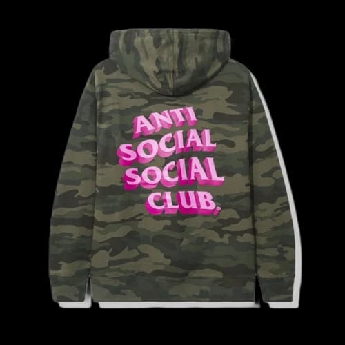Anti Social Social Club Popcorn Hoodie Camo