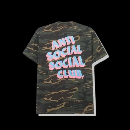 Anti Social Social Club Popcorn Tee Camo