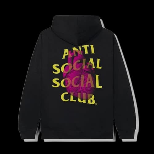 Anti Social Social Club Pulse Check Hoodie Black