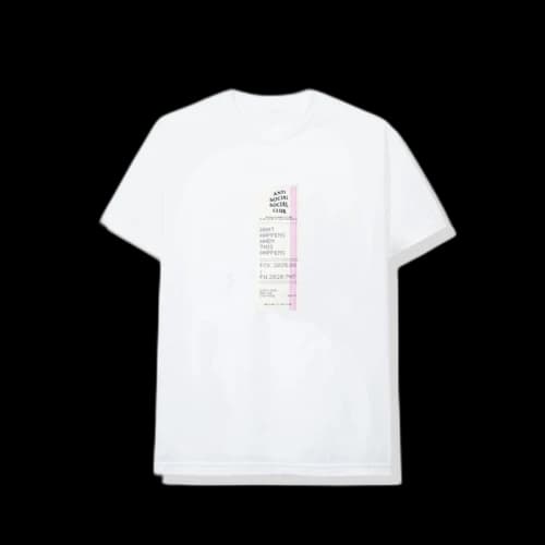 Anti Social Social Club Read Receipts Tee White