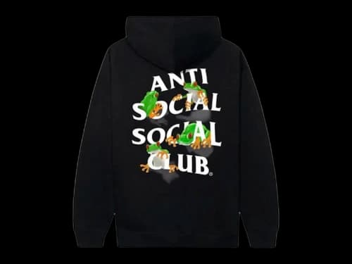 Anti Social Social Club Red Eye Hoodie Black