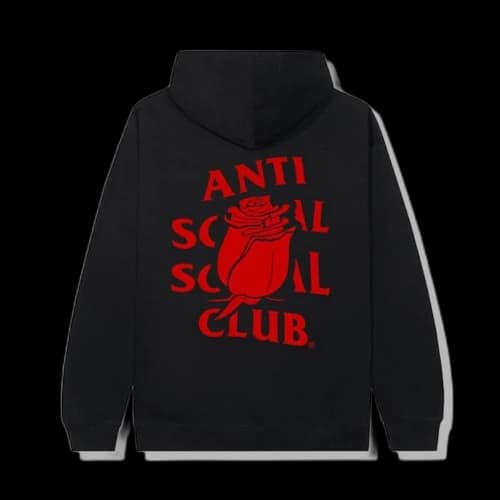 Anti Social Social Club Rose Mary Hoodie Black