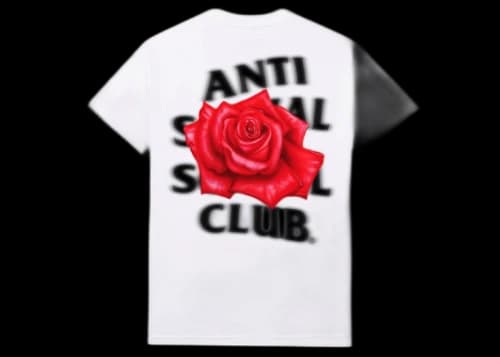 Anti Social Social Club Roses Are Red Tee White