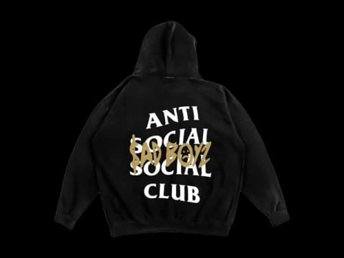 Anti Social Social Club Sadboyz Sad Boyz Hoodie Black