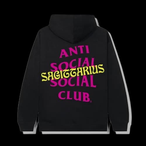 Anti Social Social Club Sag Hoodie Black