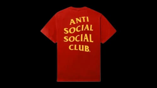 Anti Social Social Club Seasonal Mind Games Tee Red