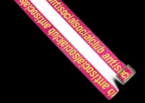 Anti Social Social Club See Right Thru Me Belt Pink