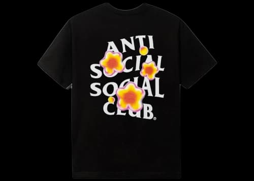 Anti Social Social Club Seeing The Feeling Tee Black