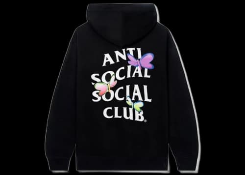 Anti Social Social Club Shell Shock Hoodie Black