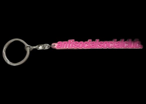 Anti Social Social Club Sidekick Keychain Pink