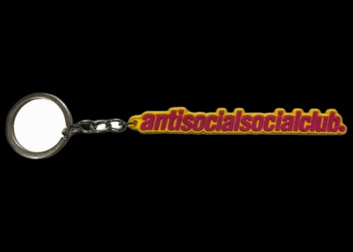 Anti Social Social Club Sidekick Keychain Yellow