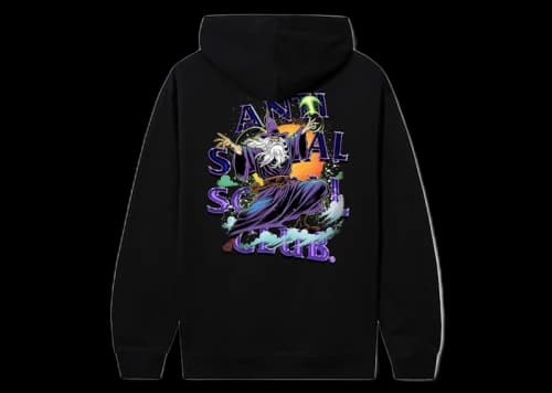 Anti Social Social Club Sleave Hoodie Black