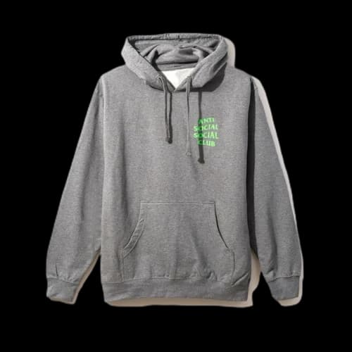 Anti Social Social Club Solid Snake Hoodie Grey