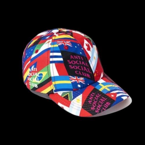 Anti Social Social Club Stamped Cap Multi Color