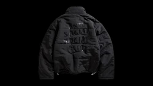 Anti Social Social Club Standard Issues Puffer Black