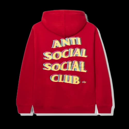 Anti Social Social Club Stir Crazy Hoodie Red