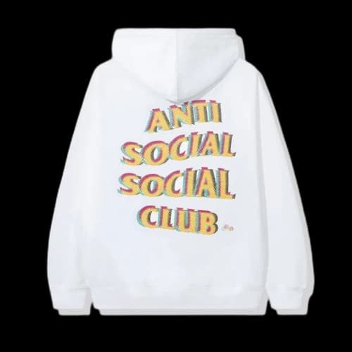 Anti Social Social Club Stir Crazy Hoodie White