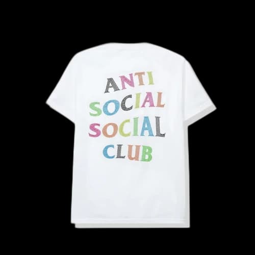 Anti Social Social Club Stud Belt Tee White
