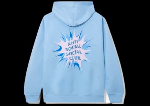 Anti Social Social Club Stunned Hoodie Blue