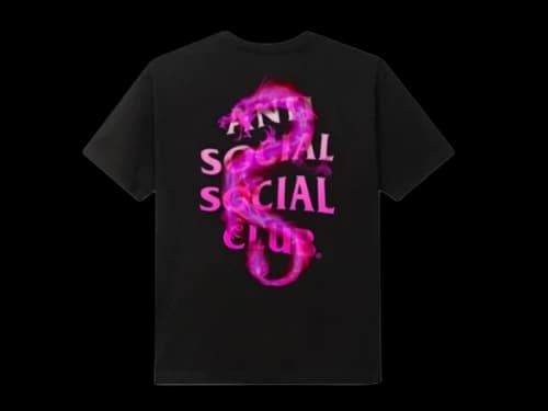 Anti Social Social Club Summer In Minsk T-shirt Black