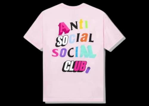 Anti Social Social Club The Real Me Tee Pink