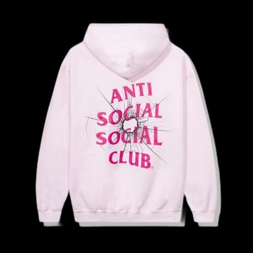 Anti Social Social Club Theories Hoodie Pink