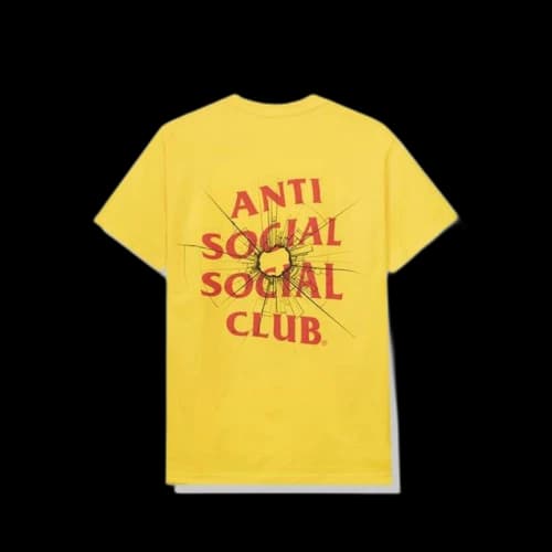 Anti Social Social Club Theories Tee Yellow
