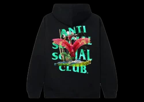 Anti Social Social Club Thorns Hoodie Black